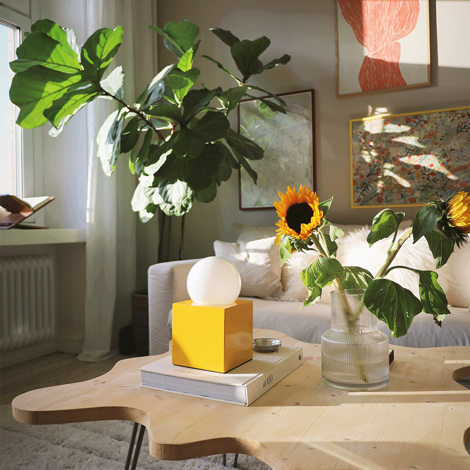 Bob 14 Bordslampa Gul