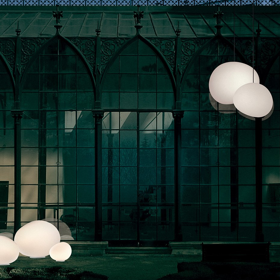 Outdoor Gregg Golvlampa Medium White