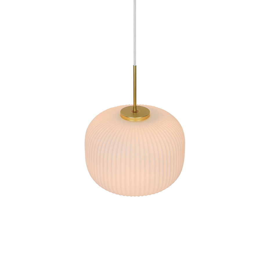 Milford 30 Pendel Mässing/Opalglas