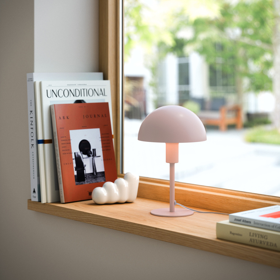 Ellen Mini Bordslampa Puderrosa