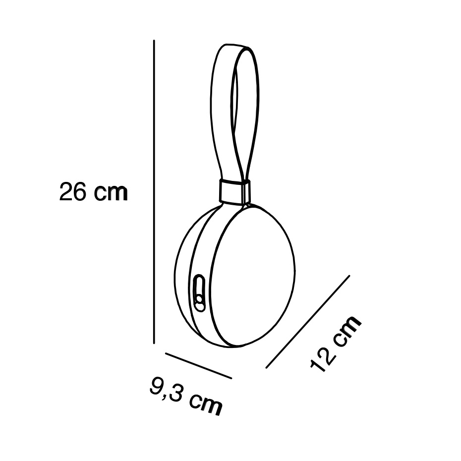 Bring To-Go 12 Portabel Gul/Opal