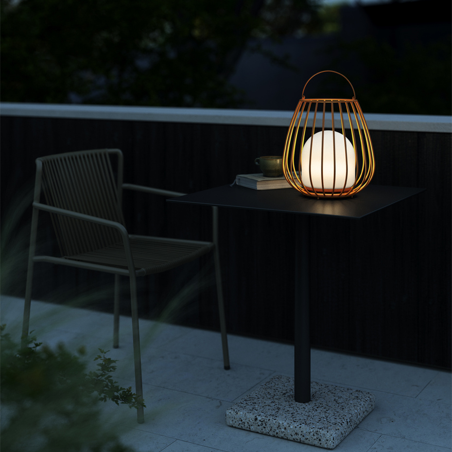 Jim To-Go Portabel Bordslampa Orange