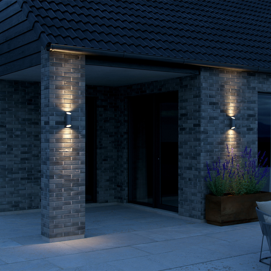 Nico Round 22 Vägglampa Antracit