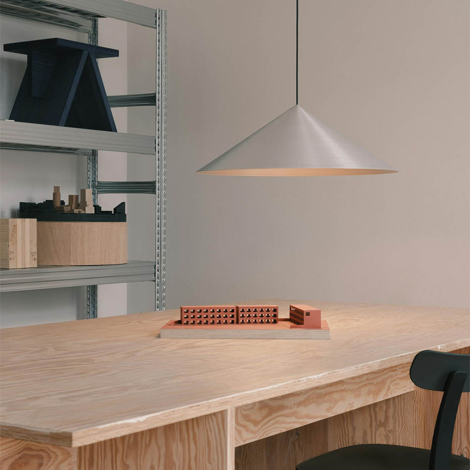 Medium Pendant w221 s3 Pendel Raw Brushed