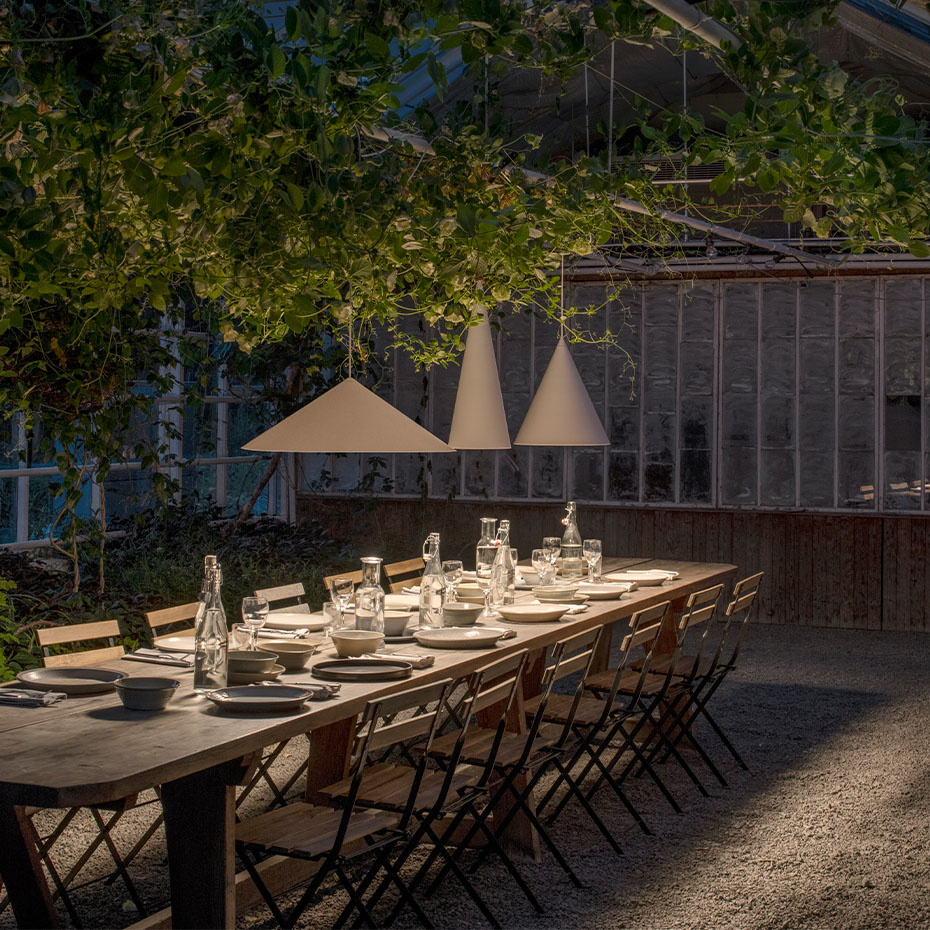 Medium Pendant w221 s3 Pendel Raw Brushed