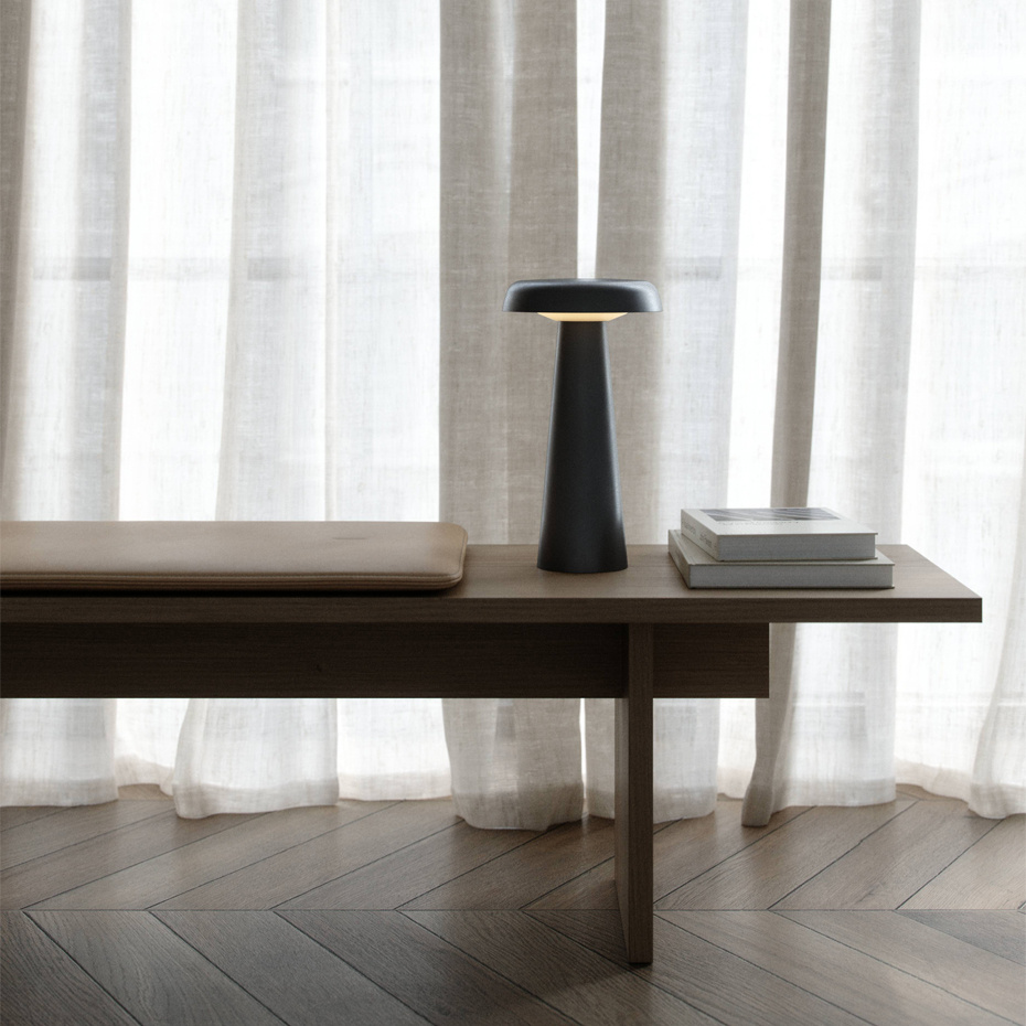 Arcello Portabel Bordslampa Antracit