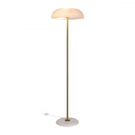 Glossy Golvlampa Vit Marmor/Opalglas/Mässing Glossy Golvlampa Vit Marmor/Opalglas/Mässing