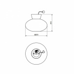 Bullo Plafond Oxid/Klarglas IP21 Bullo Plafond Oxid/Klarglas IP21