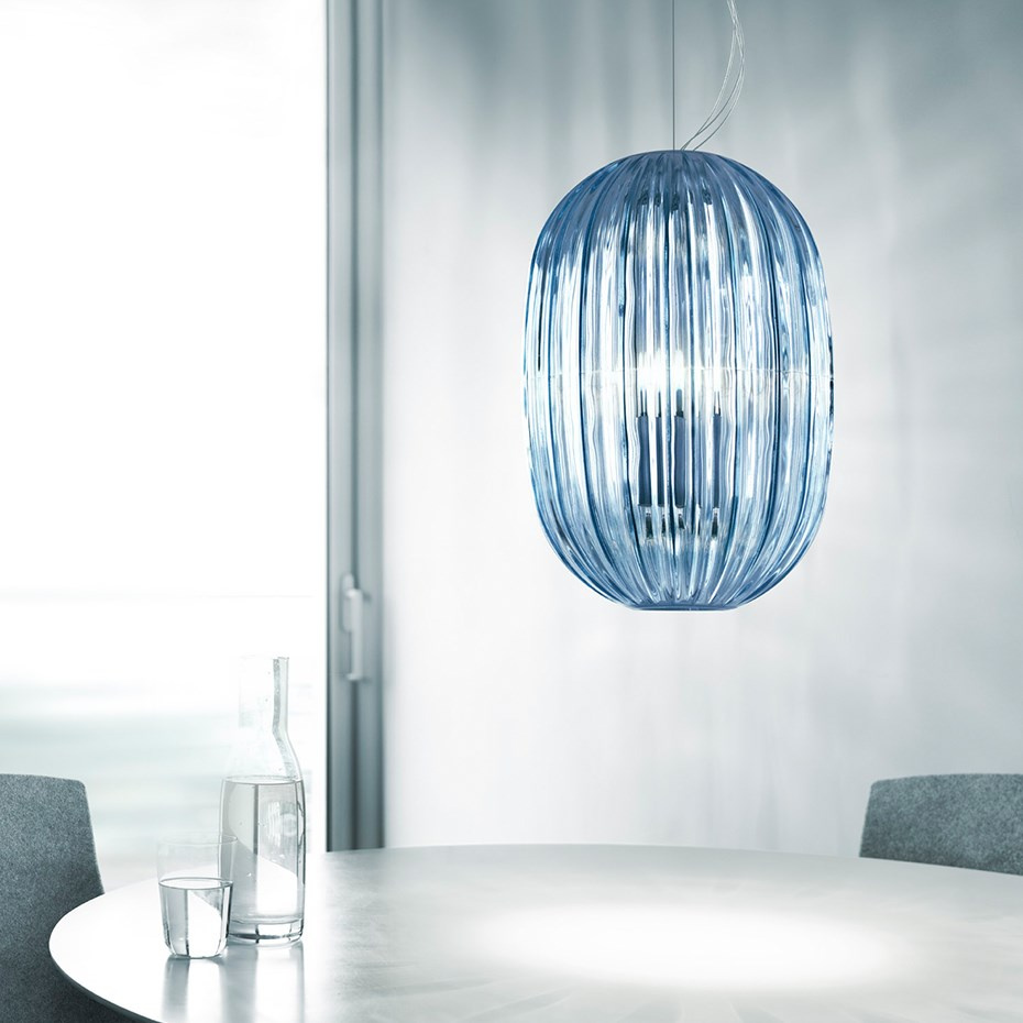 Plass Pendel Large LED Grey