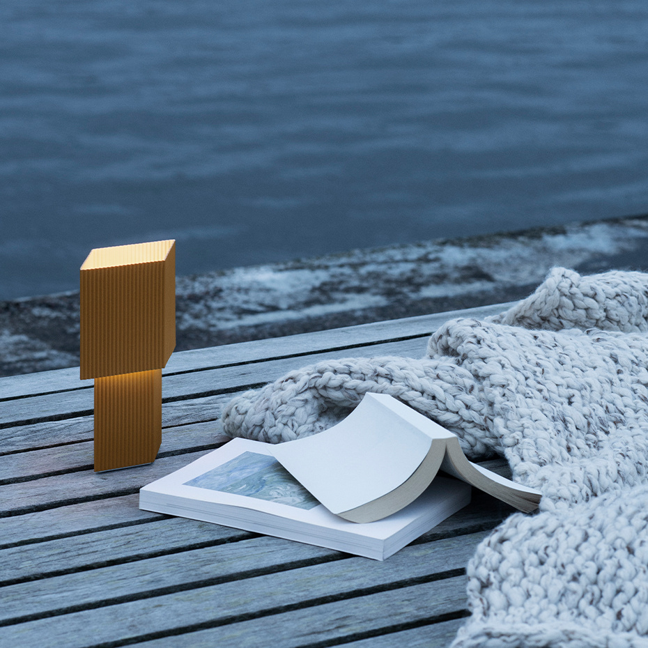 Romb Mini Portable Bordslampa Cumin