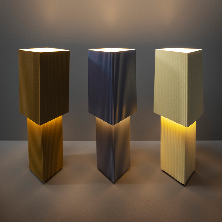 Romb Mini Portable Bordslampa Cumin