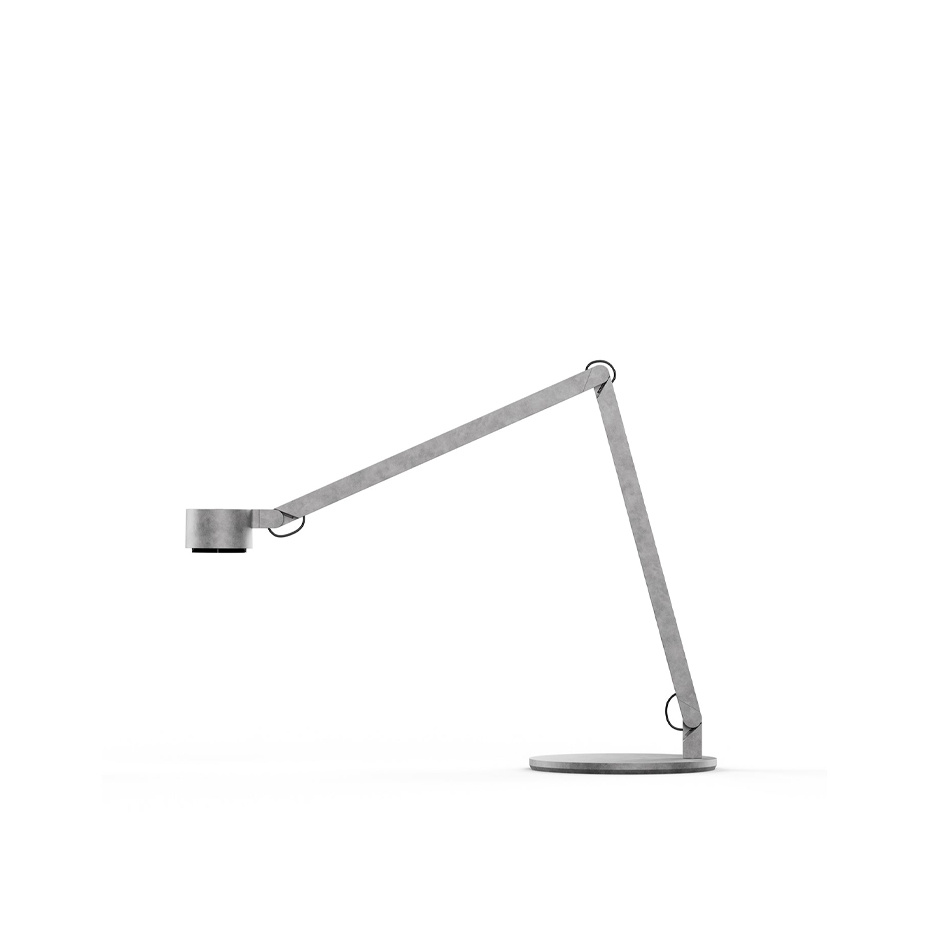 Wästberg Winkel Alu w227 b Bordslampa Raw Tumbled