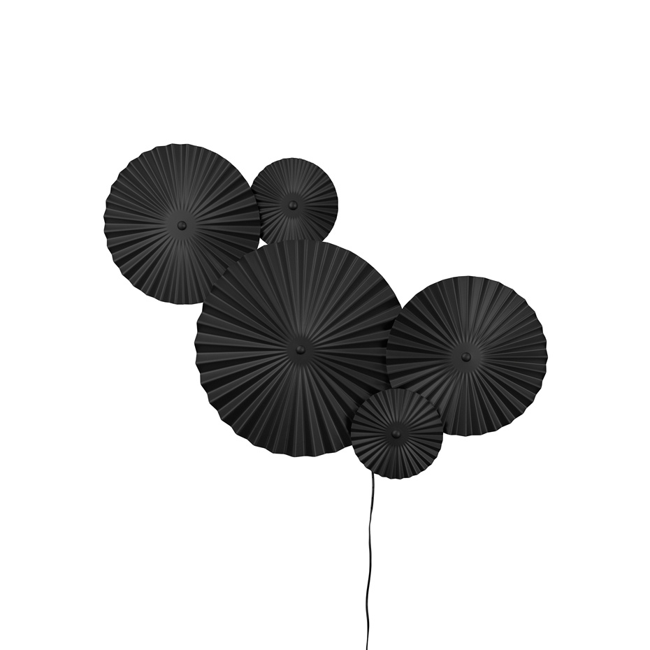 Omega Vägglampa Svart