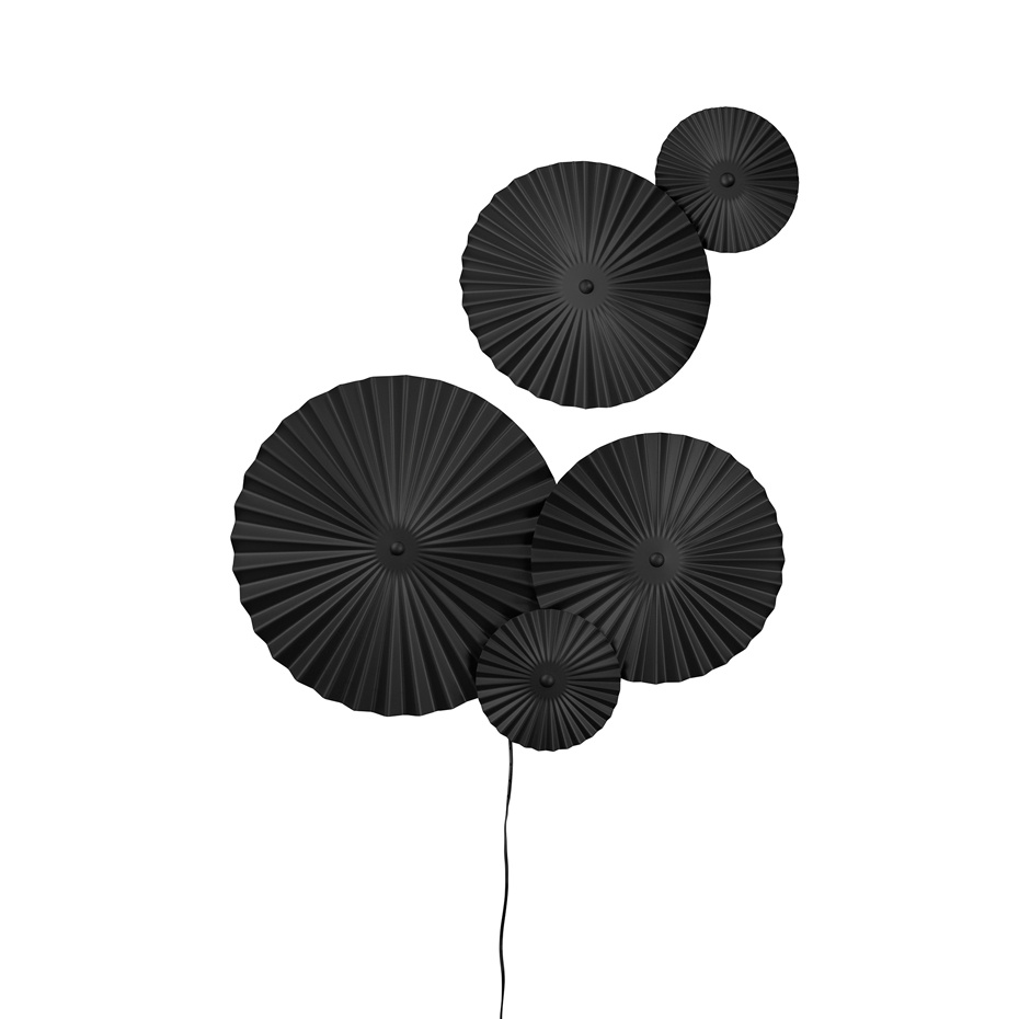 Omega Vägglampa Svart