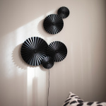 Omega Vägglampa Svart Omega Vägglampa Svart