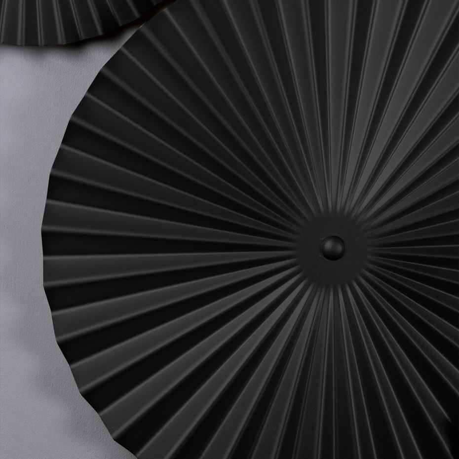 Omega Vägglampa Svart