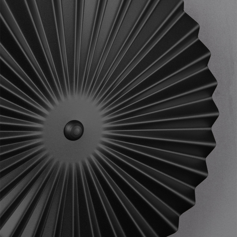 Omega Vägglampa Svart