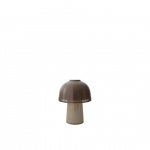 Raku Bordslampa SH8 Portable Beige Grey & Bronzed