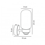Tutan Vägglampa Mässing IP44 Tutan Vägglampa Mässing IP44