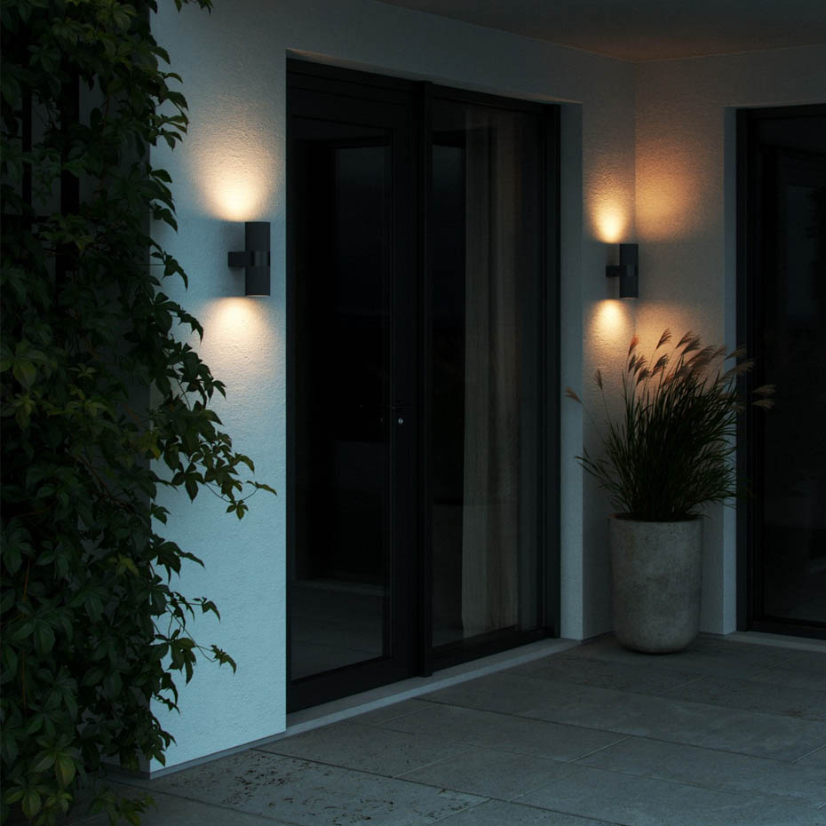 Kyklop Ripple Vägglampa Svart