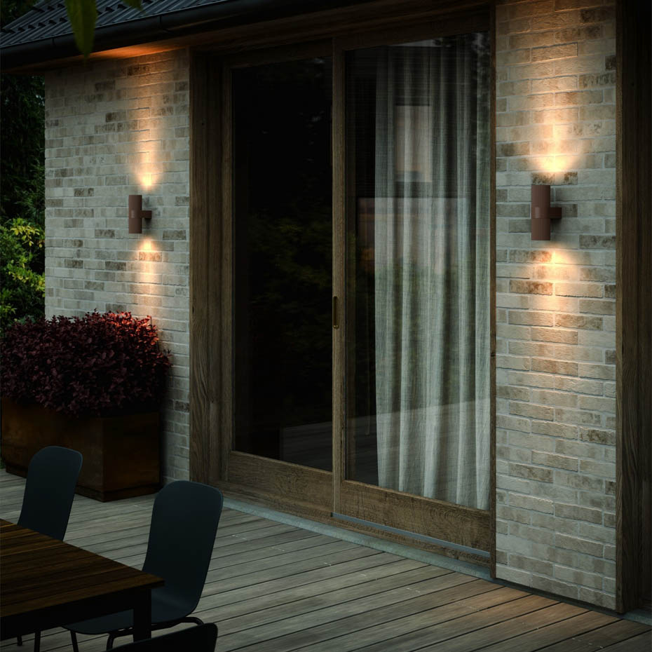 Kyklop Ripple Vägglampa Rost