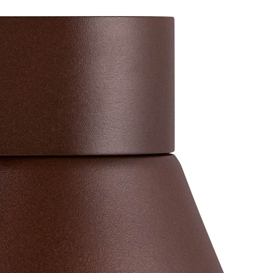 Kyklop Cone Vägglampa Rost