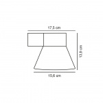 Kyklop Cone Vägglampa Rost Kyklop Cone Vägglampa Rost