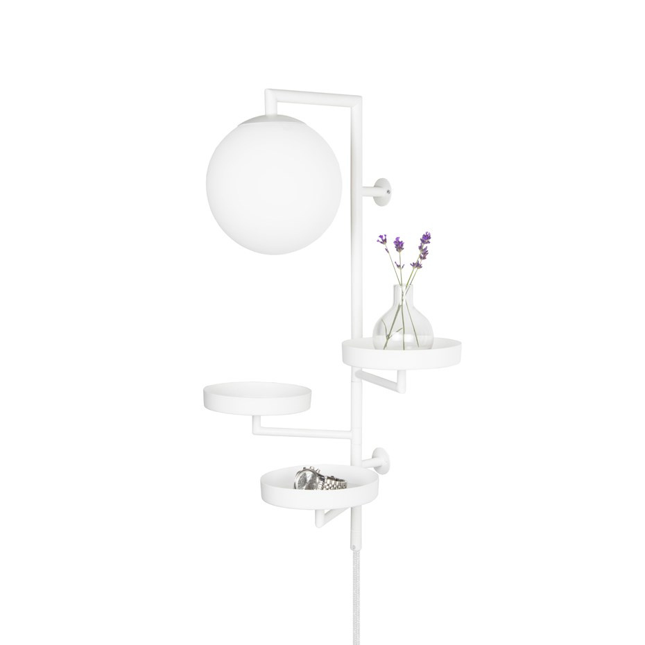 Astoria Vägglampa Vit