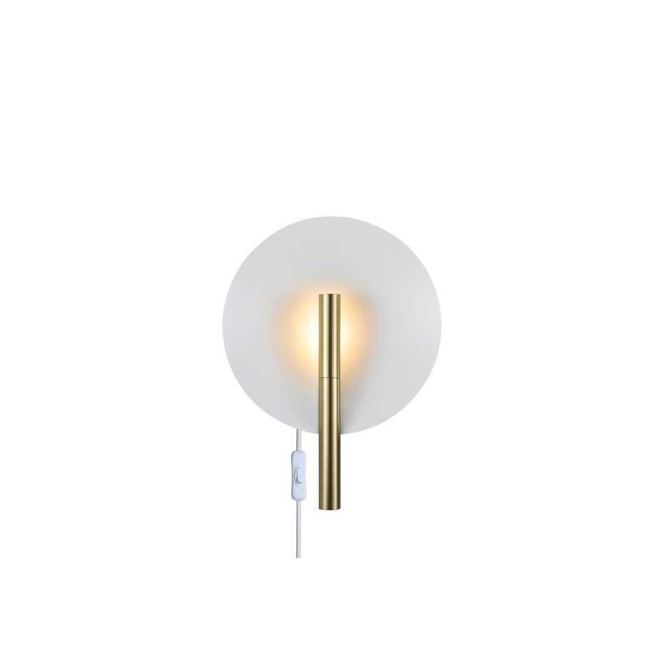 Furiko Vägglampa Borstad Mässing