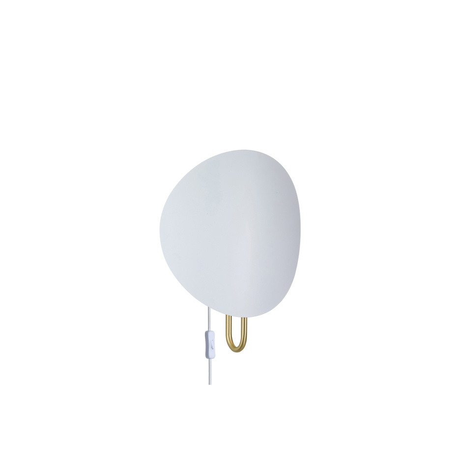 Spargo Vägglampa Vit/Mässing