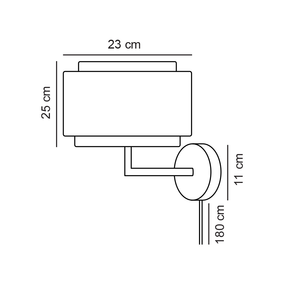 Takai Vägglampa Beige