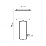 Takai Bordslampa Beige Takai Bordslampa Beige
