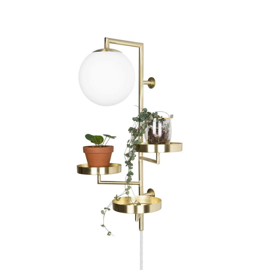 Astoria Vägglampa Mässing