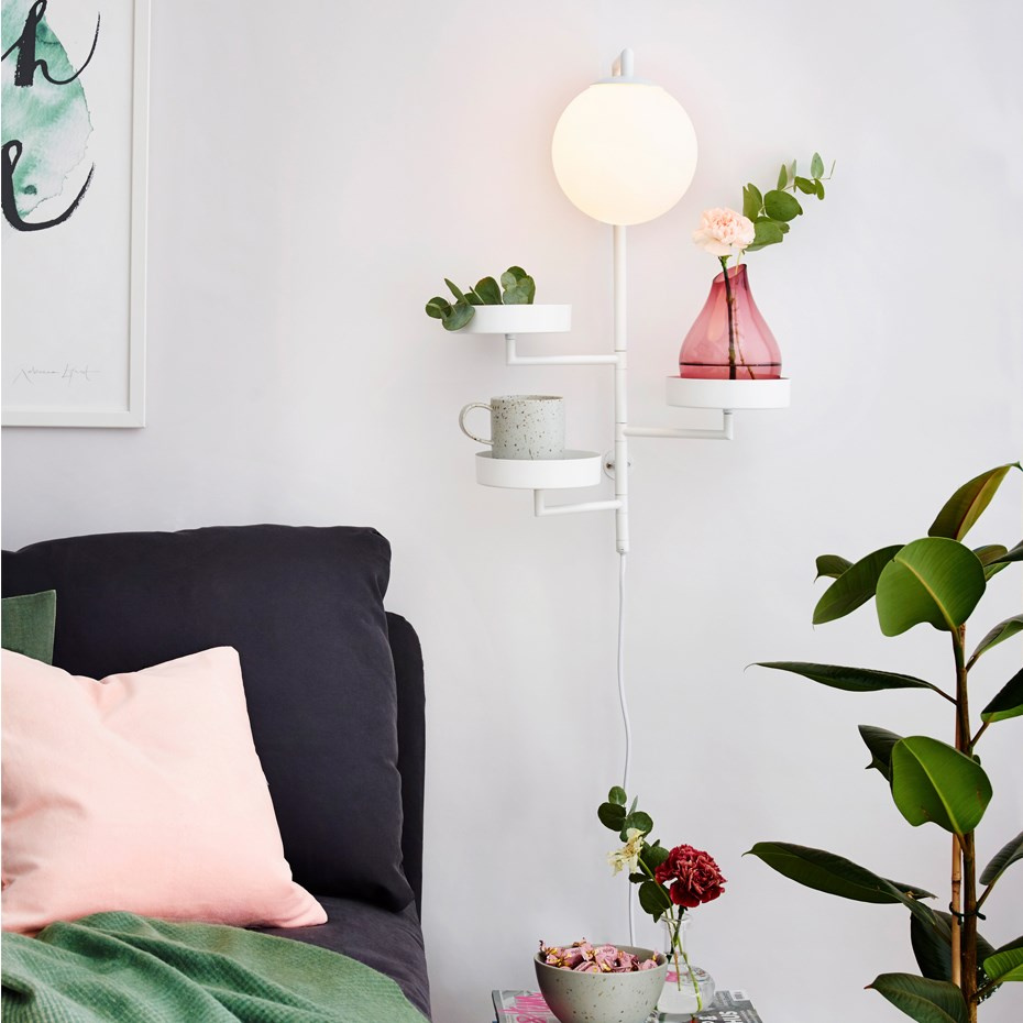 Astoria Vägglampa Mässing