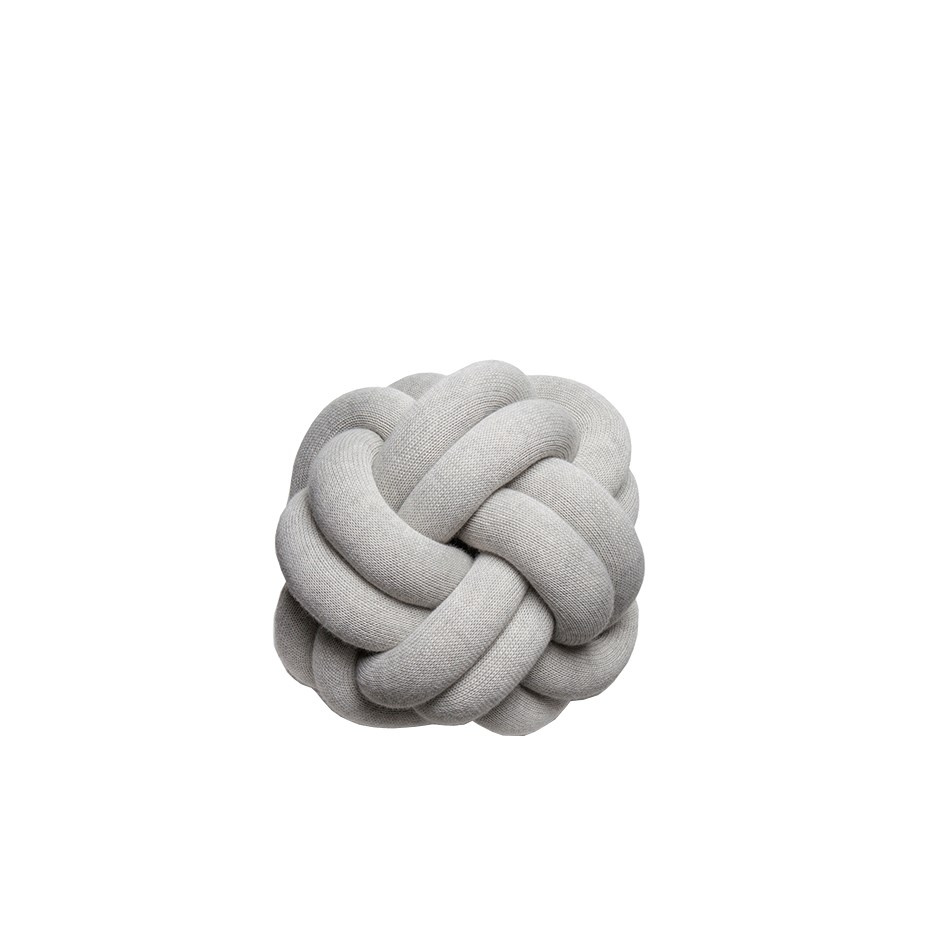 Knot Prydnadskudde Light Grey