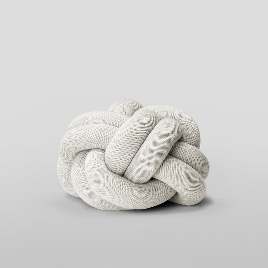Knot Prydnadskudde Light Grey