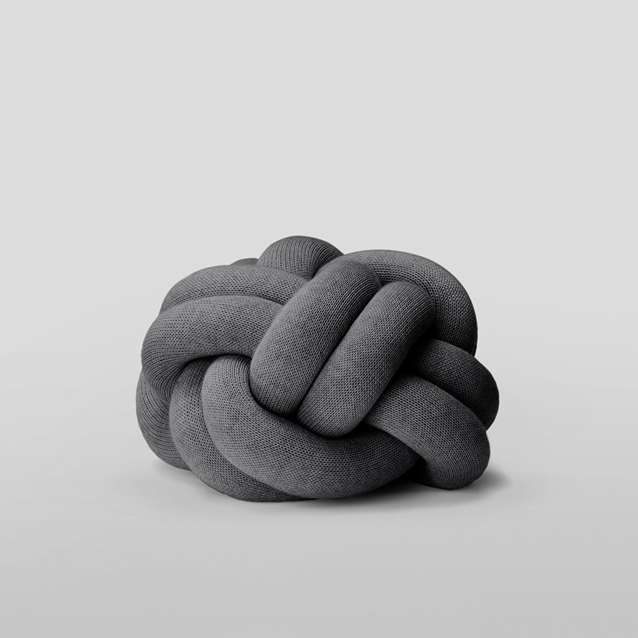 Knot Prydnadskudde Grey