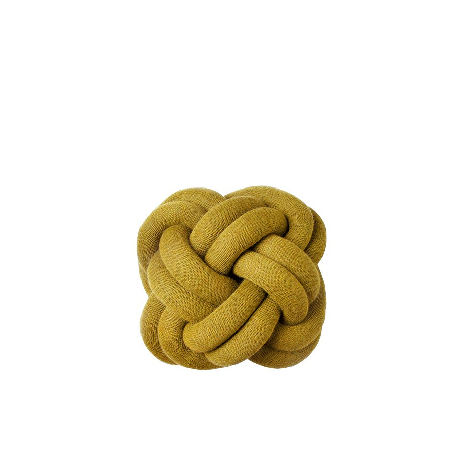 Knot Prydnadskudde Yellow