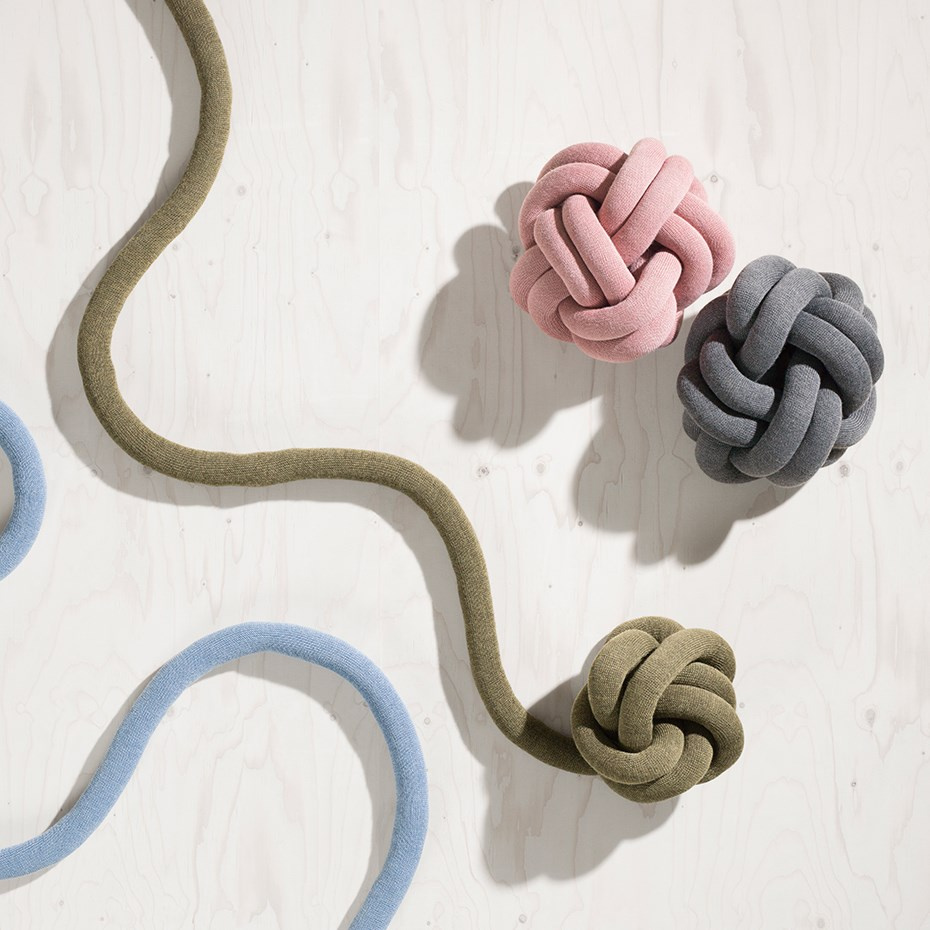 Knot Prydnadskudde Navy