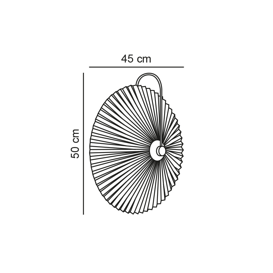 Nadia Vägglampa Vit