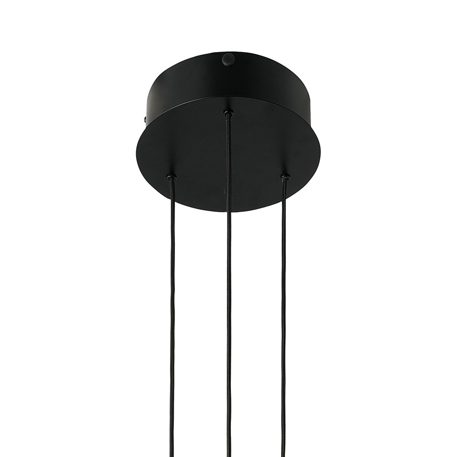 Vico 3-Rondel Pendel Svart