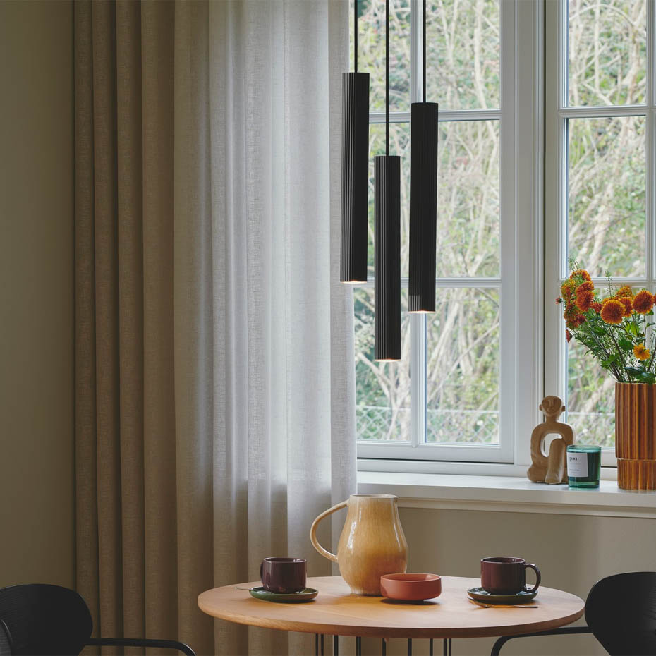 Vico 3-Rondel Pendel Svart