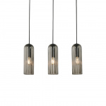 Miella 3-Rail Pendel Svart/Rökfärgad Miella 3-Rail Pendel Svart/Rökfärgad