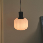 Milford Mini Pendel Svart/Opalglas Milford Mini Pendel Svart/Opalglas