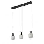 Milford Mini 3-Rail Pendel Svart/Opalglas Milford Mini 3-Rail Pendel Svart/Opalglas