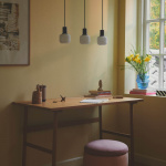 Milford Mini 3-Rail Pendel Svart/Opalglas Milford Mini 3-Rail Pendel Svart/Opalglas