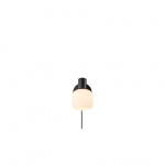 Milford Mini Vägglampa Svart/Opalglas Milford Mini Vägglampa Svart/Opalglas