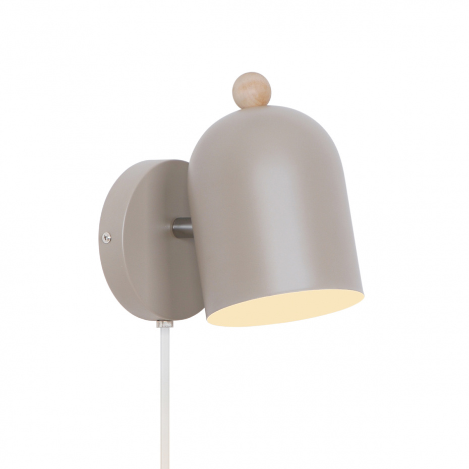 Gaston Vägglampa Ljusbrun