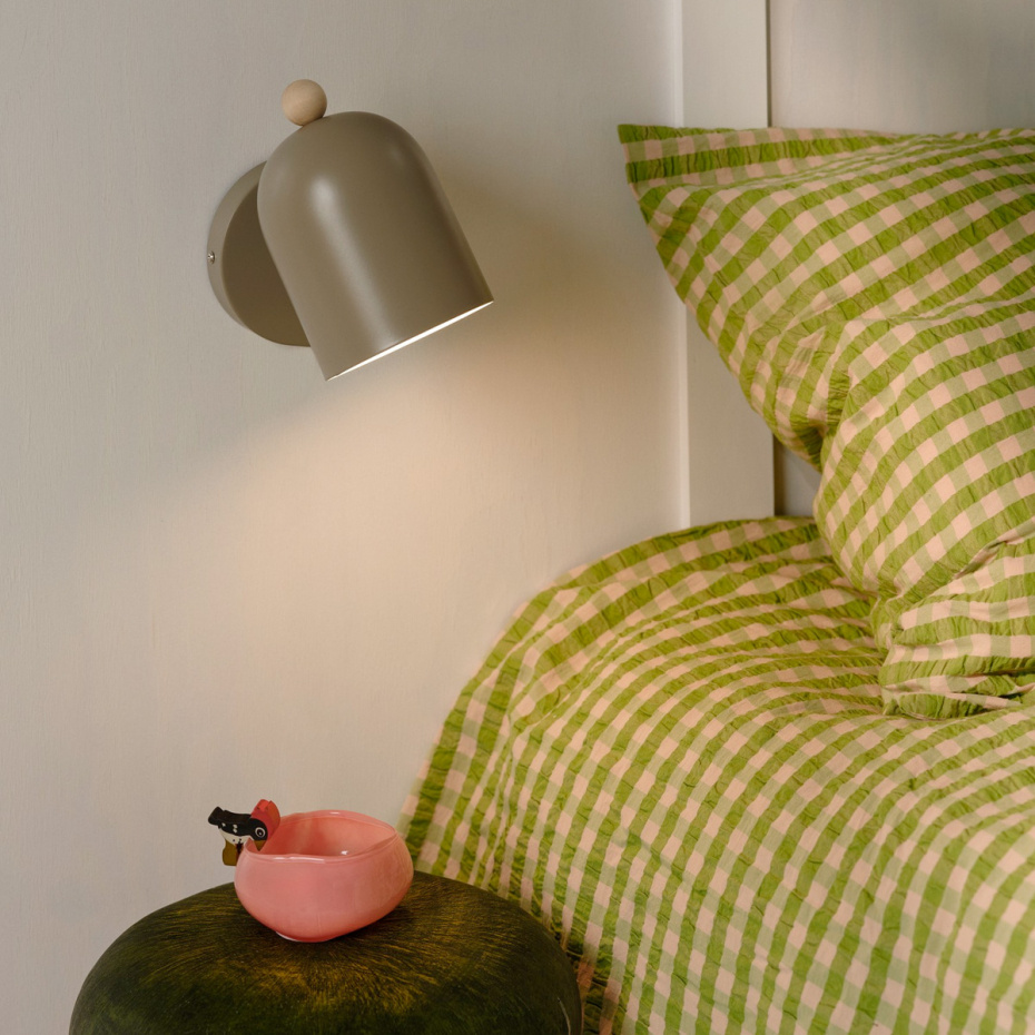 Gaston Vägglampa Ljusbrun