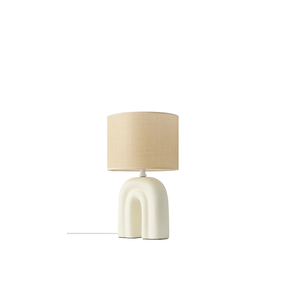 Haze Bordslampa Beige/Vit